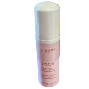 Clarins White Plus Pure Translucency Brightening Creamy Mousse Cleanser New1.6oz